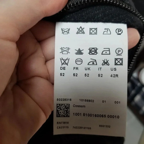 Hugo Boss Cossam Virgin Wool Viscose Coat XL - Picture 8 of 16